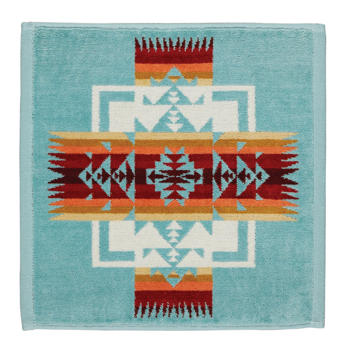 Pendleton Wash Cloth - Chief Joseph Aqua