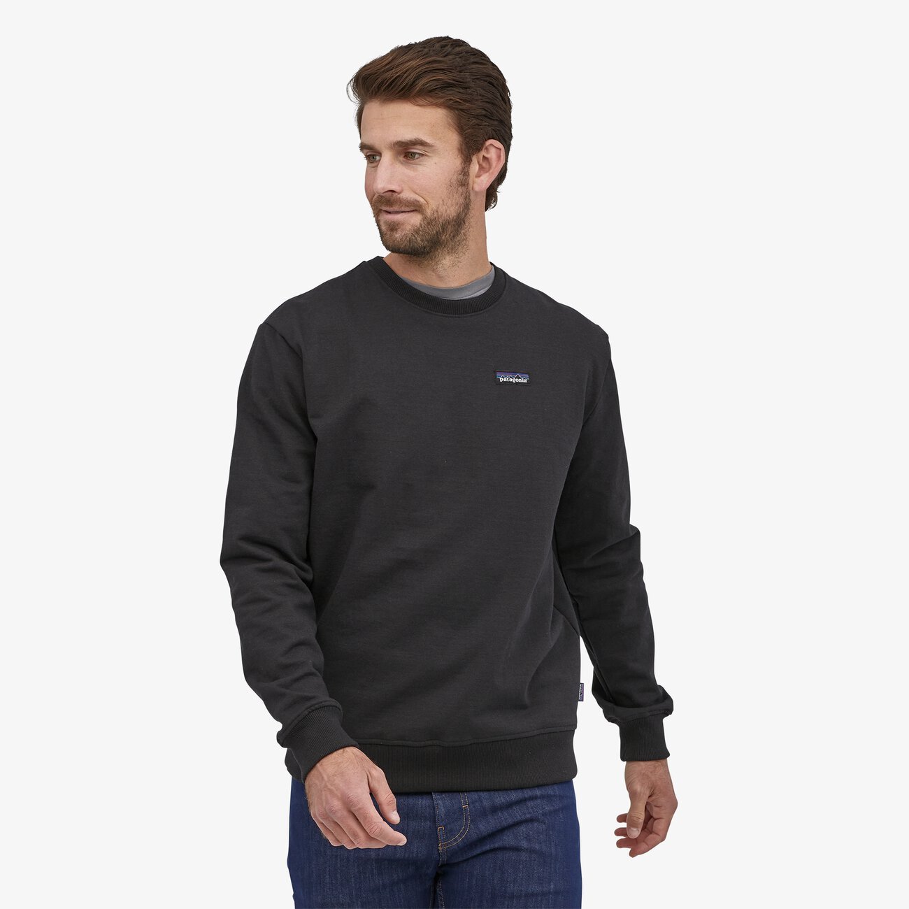 Patagonia P-6 Label Uprisal Crew - Black