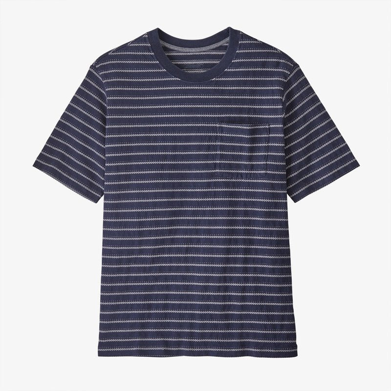 Patagonia Organic Cotton Pocket T-Shirt - Cordelette / New Navy