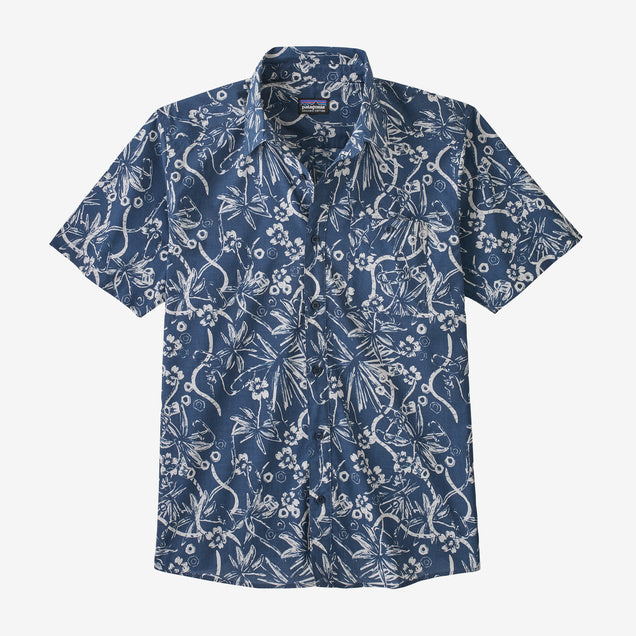 Patagonia Go to Shirt - Dirt Bags / Stone Blue
