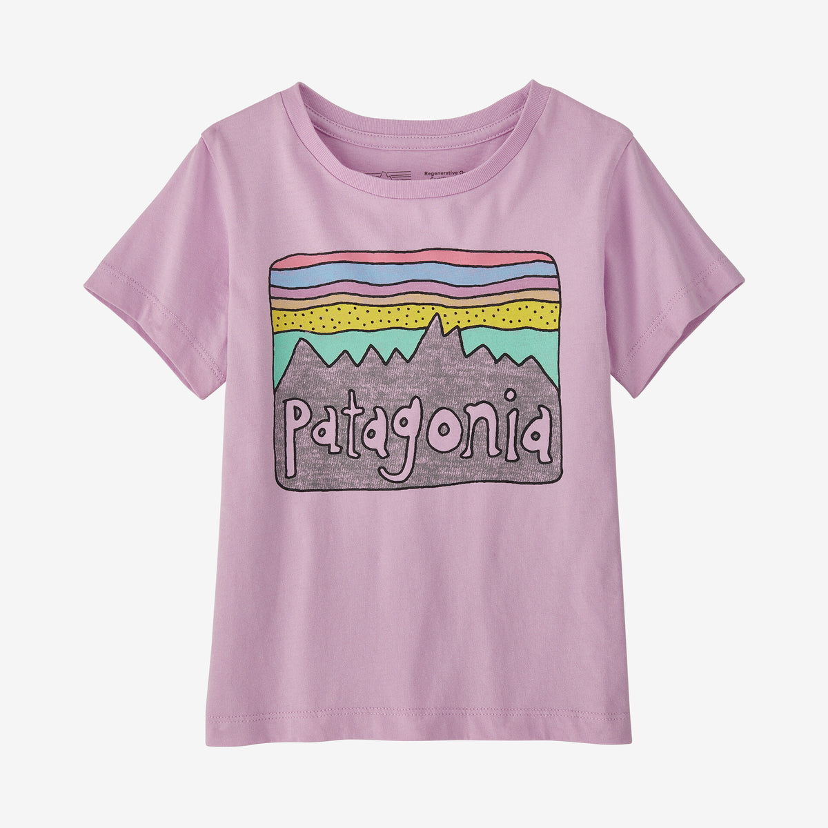 Patagonia B Fitz Roy Skies T-Shirt - Dragon Purple