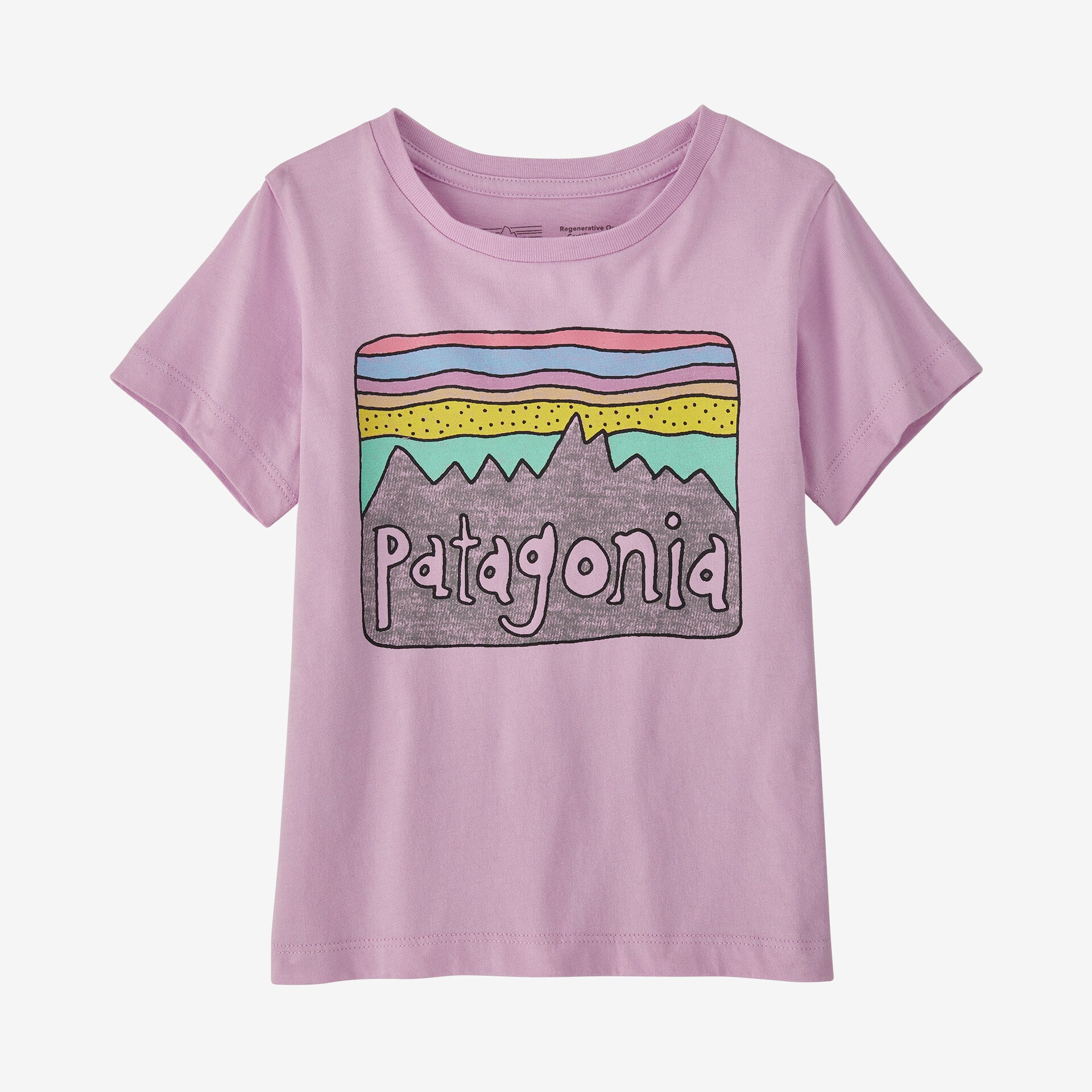 Patagonia B Fitz Roy Skies T-Shirt - Dragon Purple