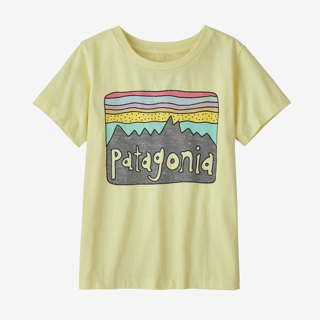 Patagonia Babies Fitz Roy Skies T - Isla Yellow