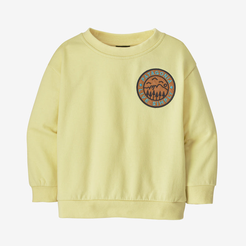 Patagonia Babies LW Crew Sweat - Isla Yellow