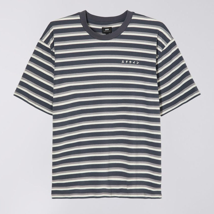 Edwin Quarter Jersey T-Shirt - French Navy