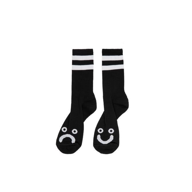 Polar Happy Sad Sock - Black