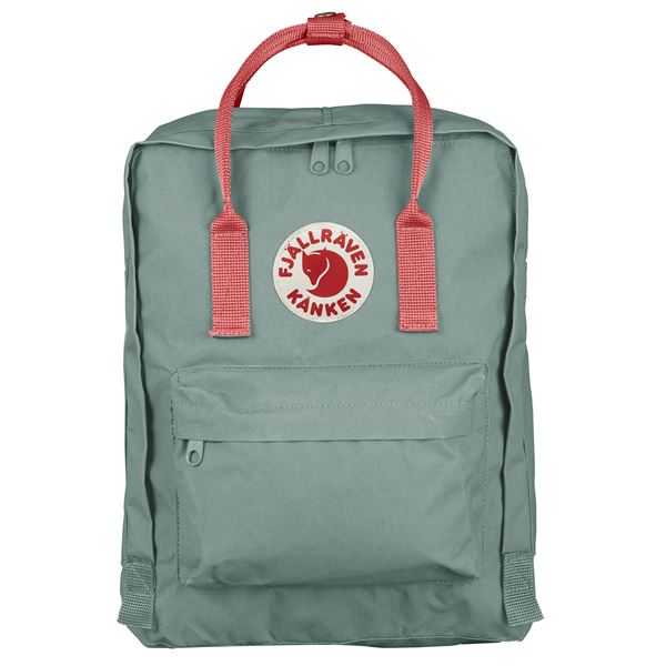 Fjallraven Kanken Bag - Frost Green / Peach Pink