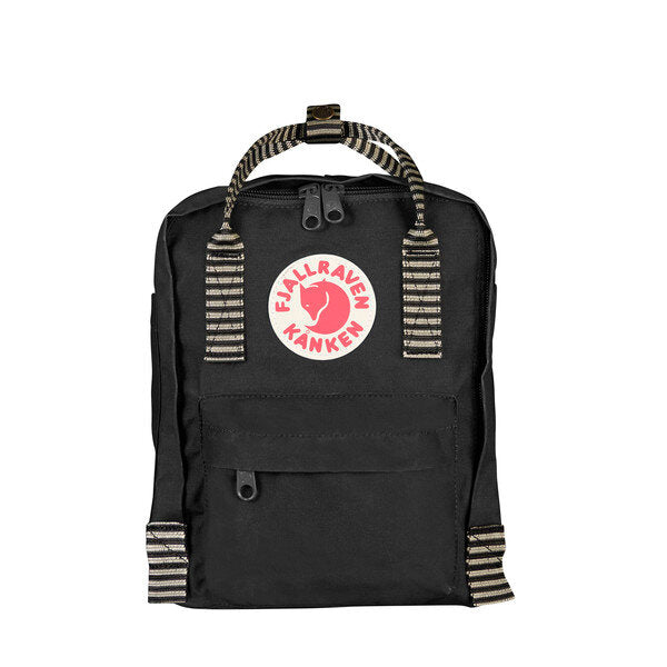 Fjallraven Kanken Mini Backpack Black Striped