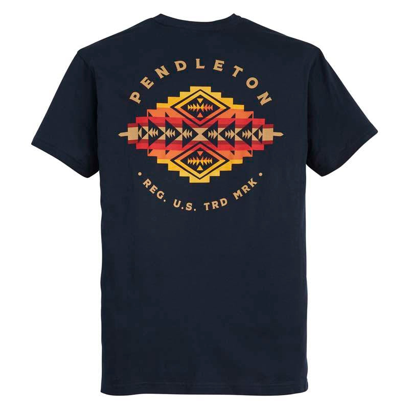 Pendleton Pinto Mountains T-Shirt - Midnight Navy
