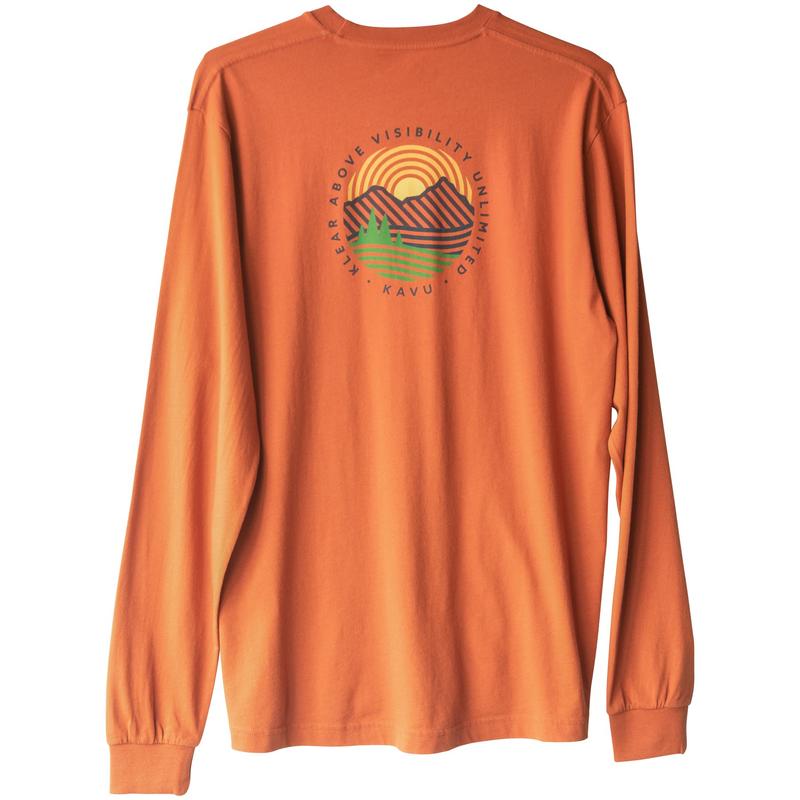 Kavu MTN Backdrop LS T-Shirt - Ginger Bread