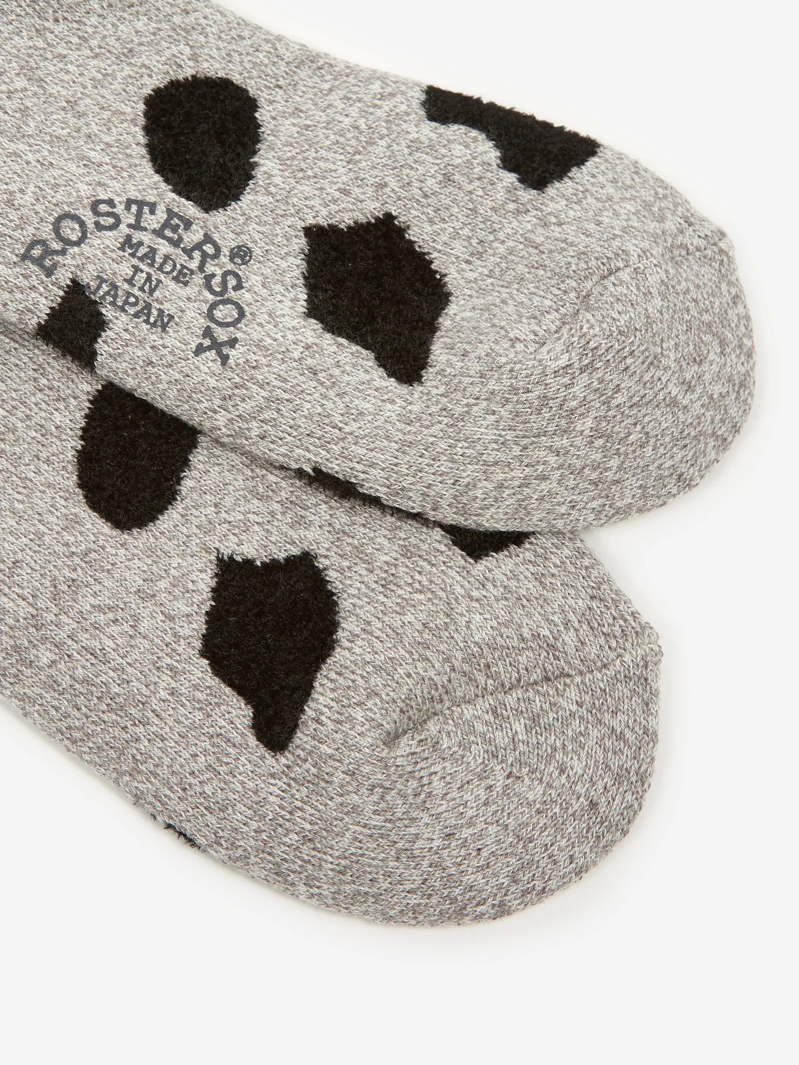 Rostersox Animal Sock - Grey Cow Print