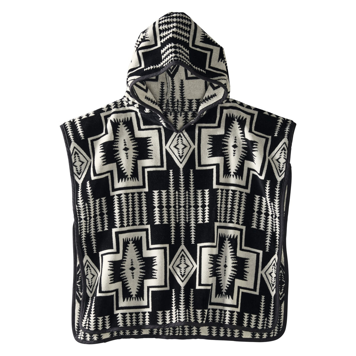 Pendleton Kids Hooded Towel - Harding Black