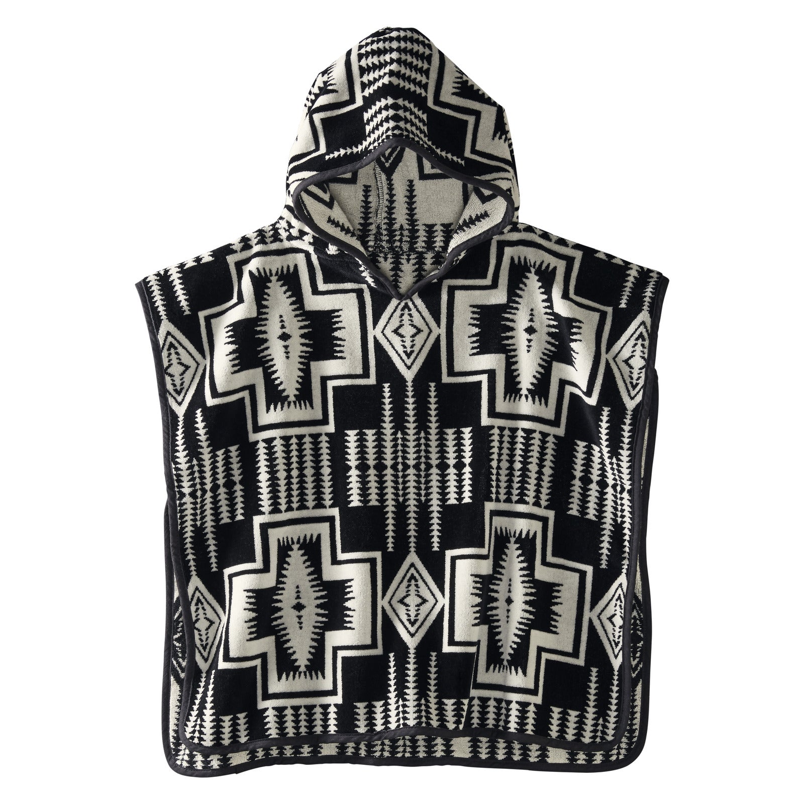 Pendleton Kids Hooded Towel - Harding Black