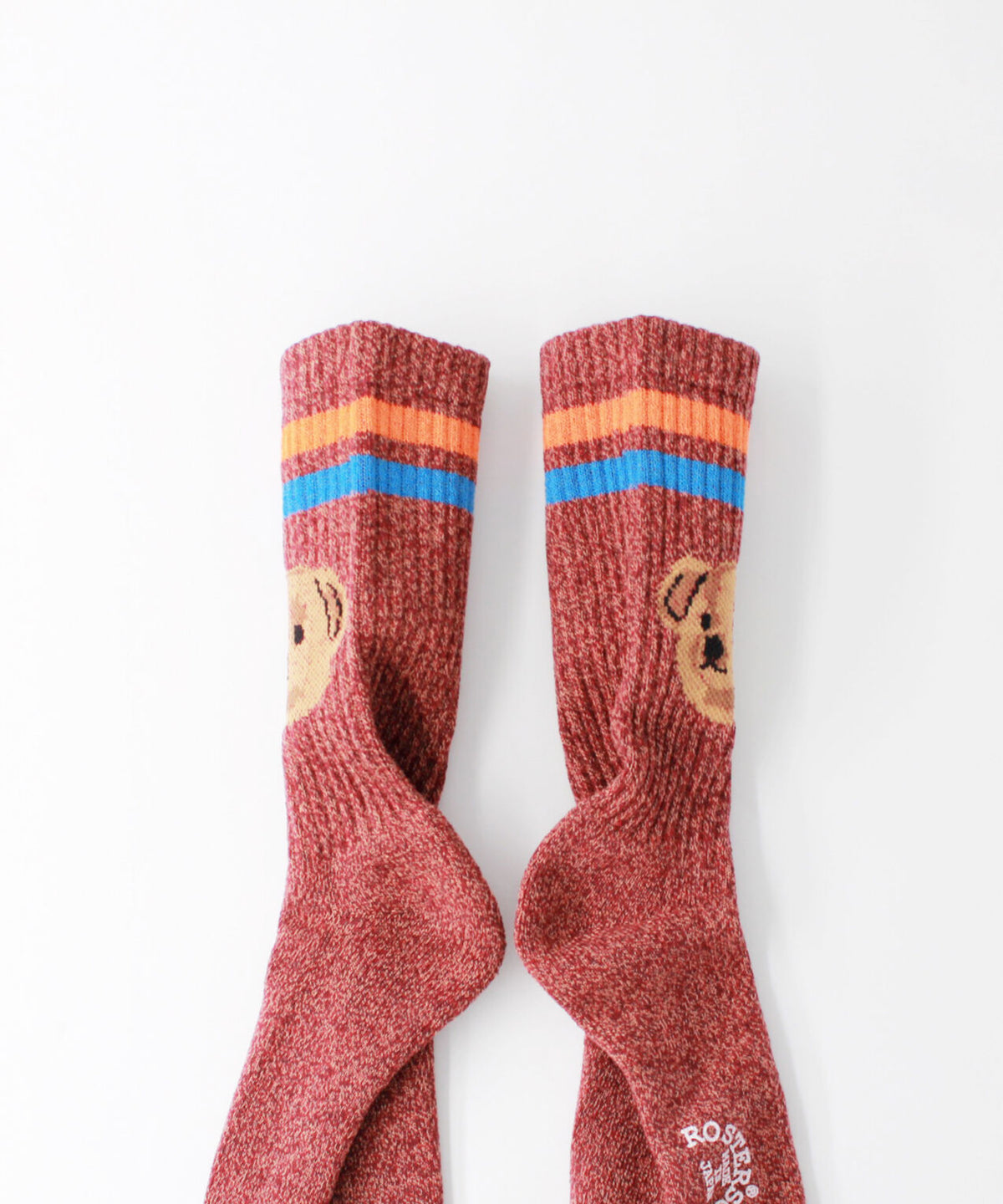 Rostersox Bear Moku Sock - Wine