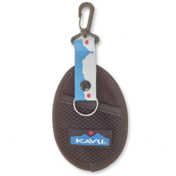 Kavu Keyblur Keychain Pouch Black