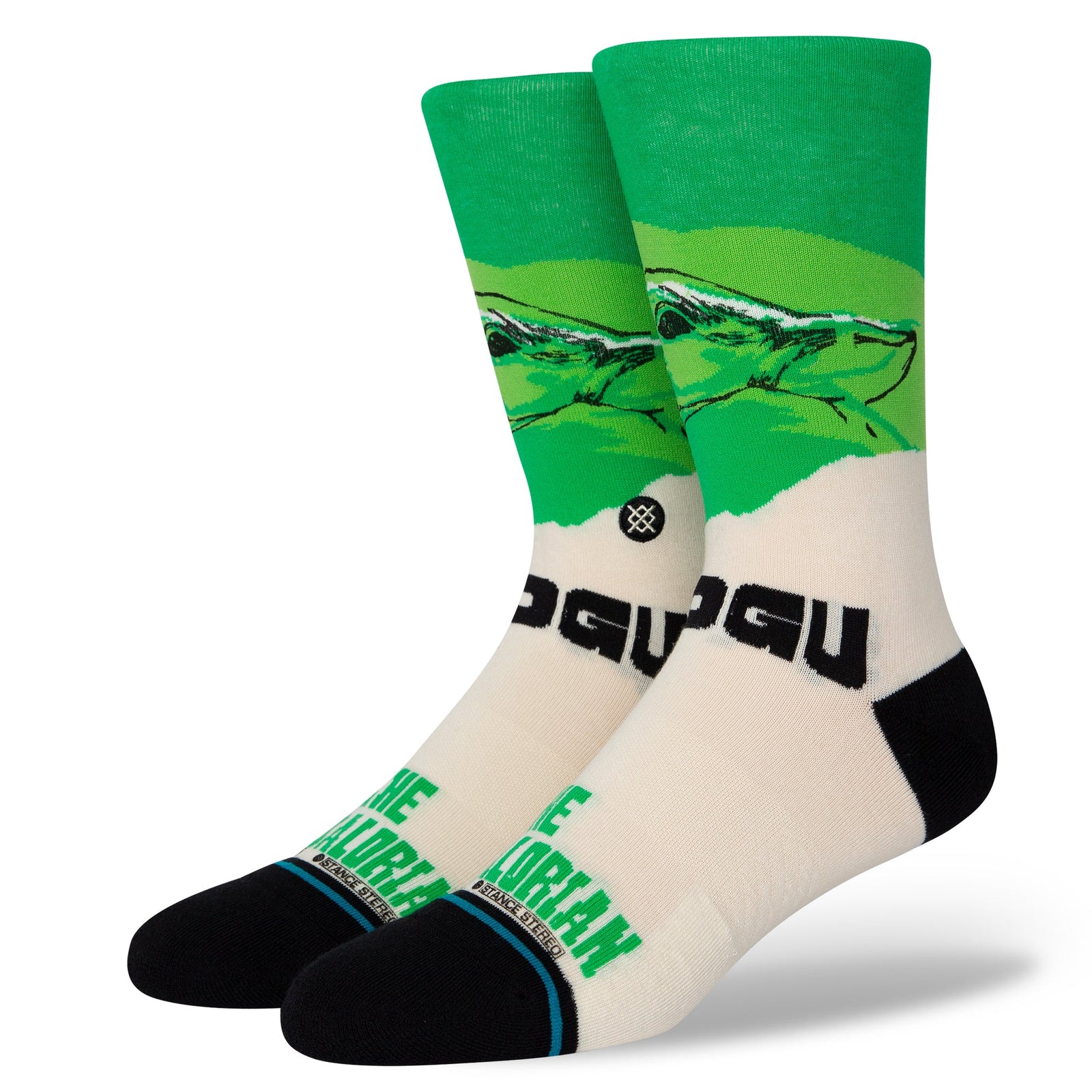 Stance Grogu West Sock - Green