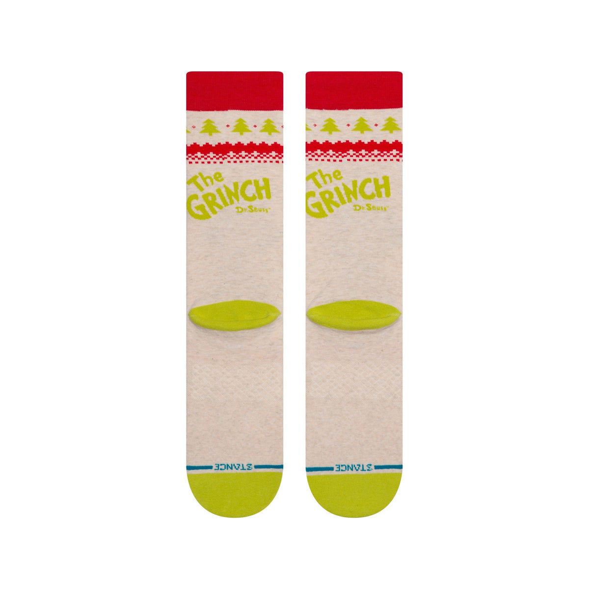 Stance Grinch Sweater Sock - Canvas