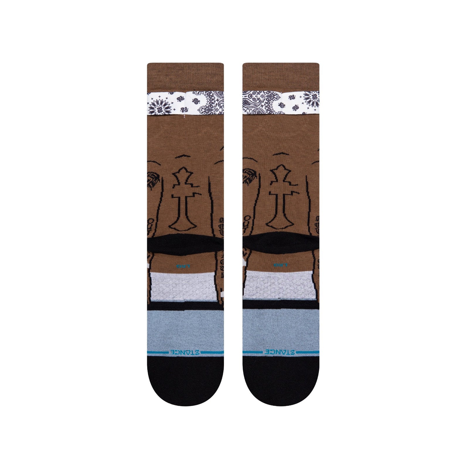Stance Tupac Resurrected Sock - Black