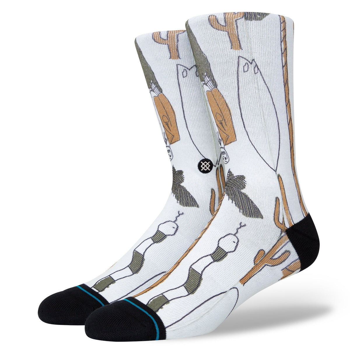 Stance Ded Man Sock - Off White