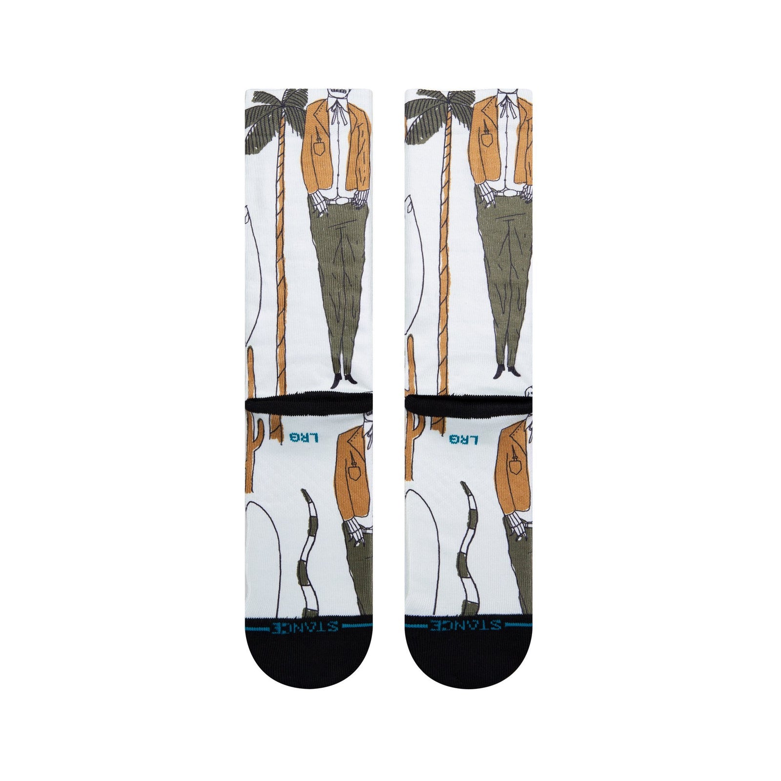 Stance Ded Man Sock - Off White