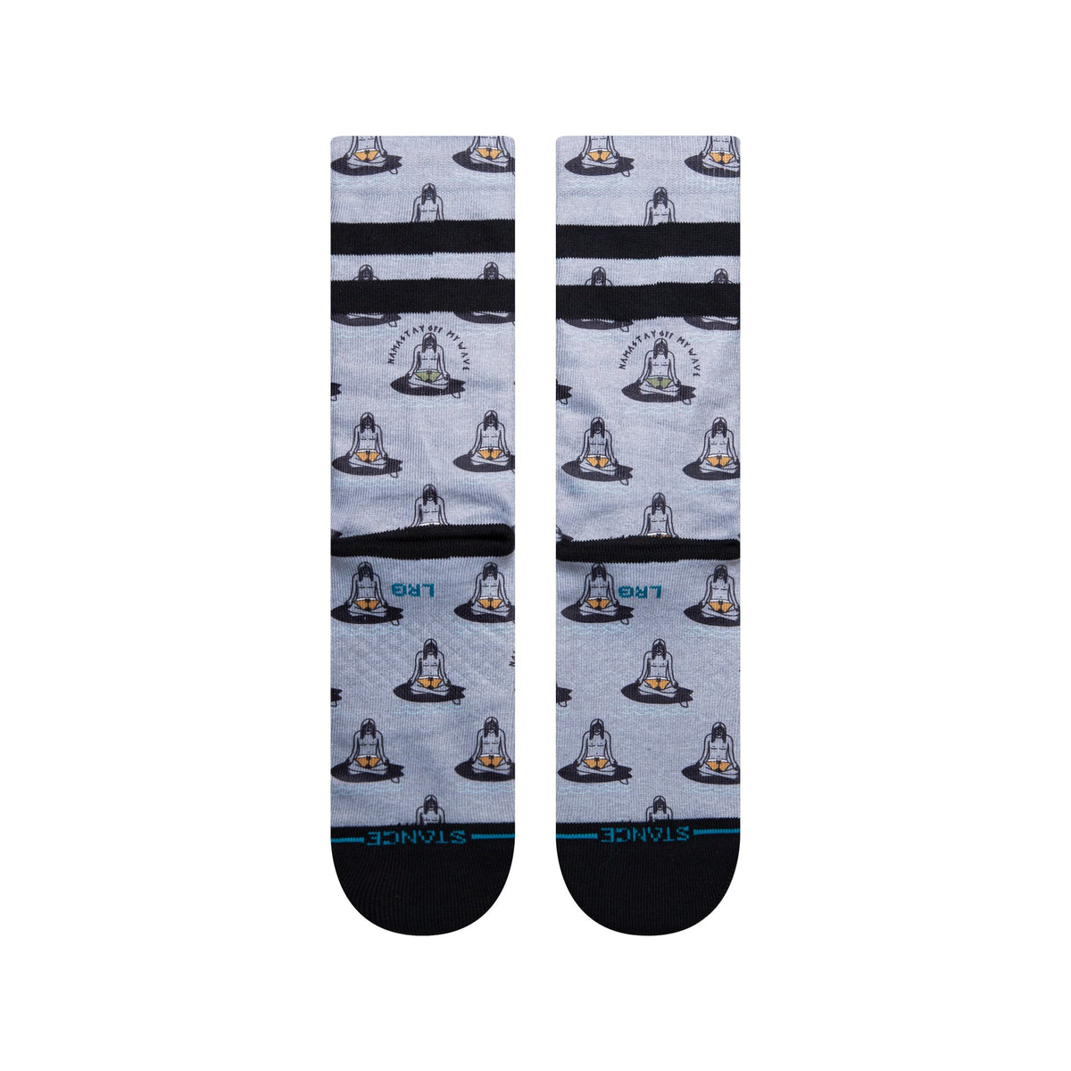 Stance Namastay Sock - Heather Grey