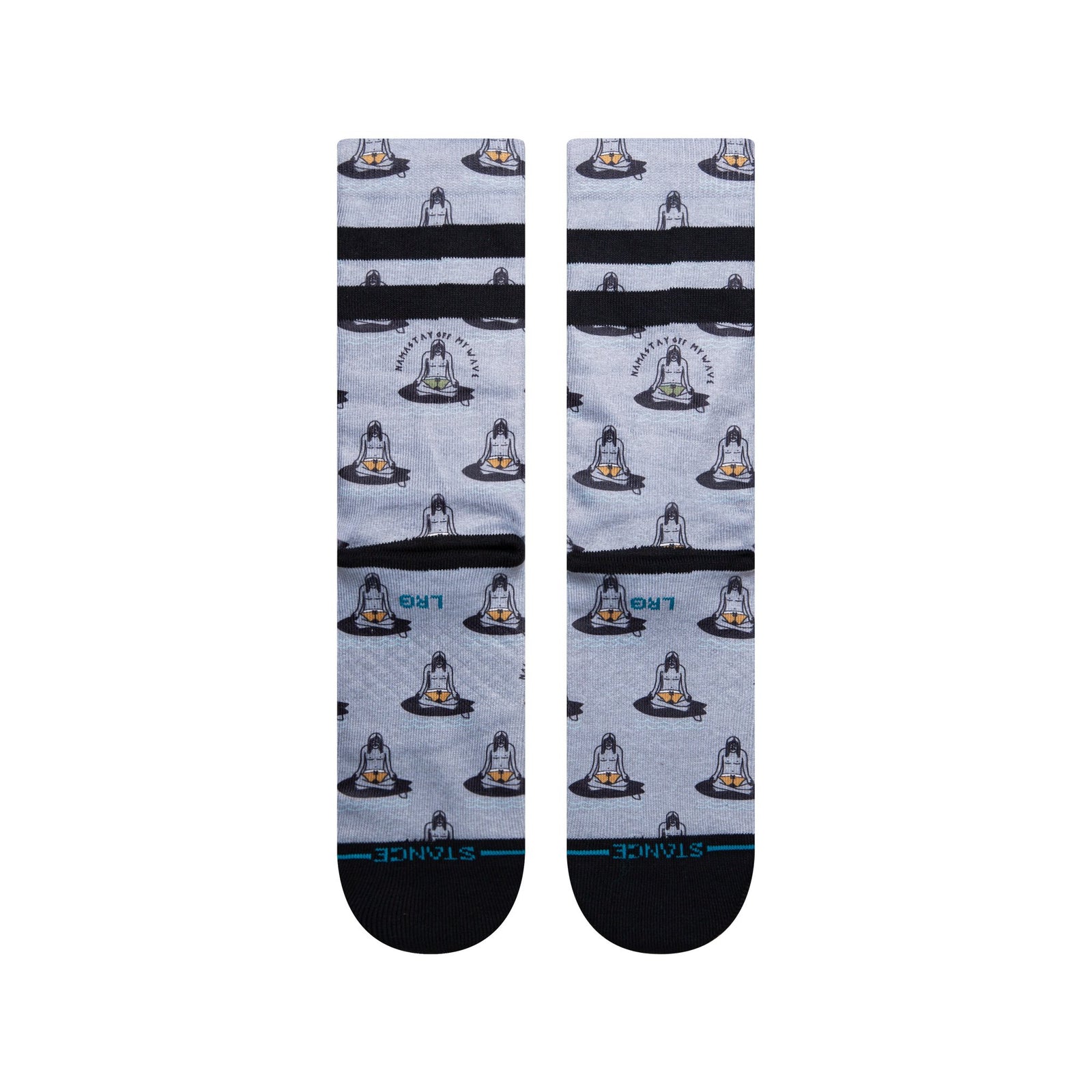 Stance Namastay Sock - Heather Grey
