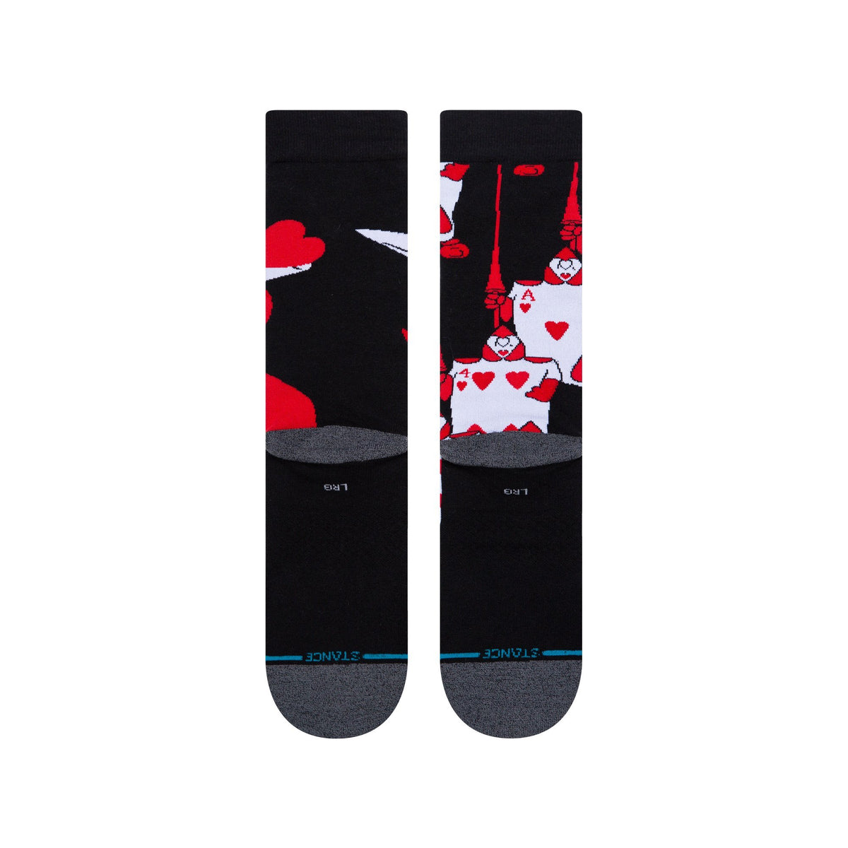 Stance Off With Their Heads Sock - Black