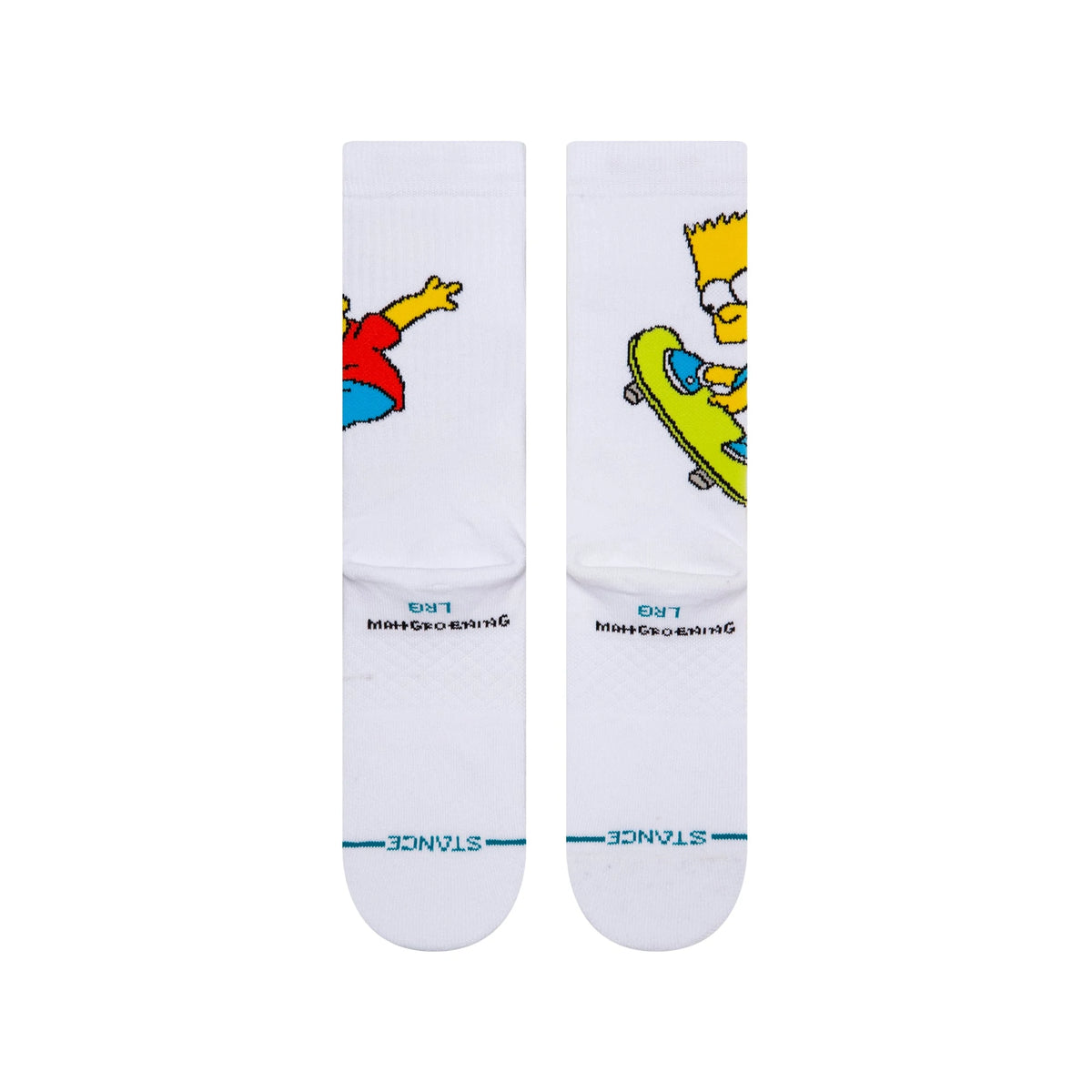 Stance Bart Simpson Sock - White