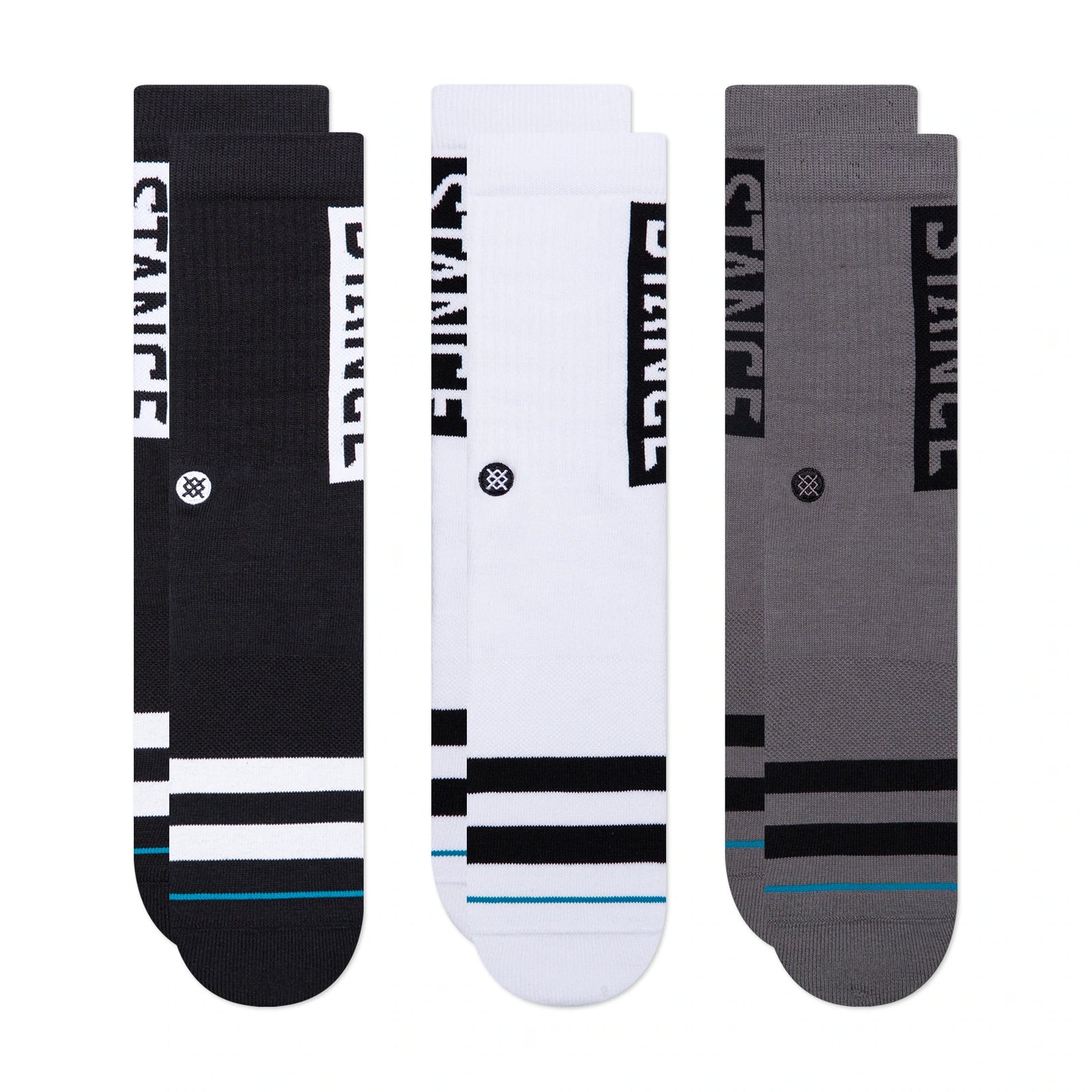 Stance The OG 3 Pack -  Black / White