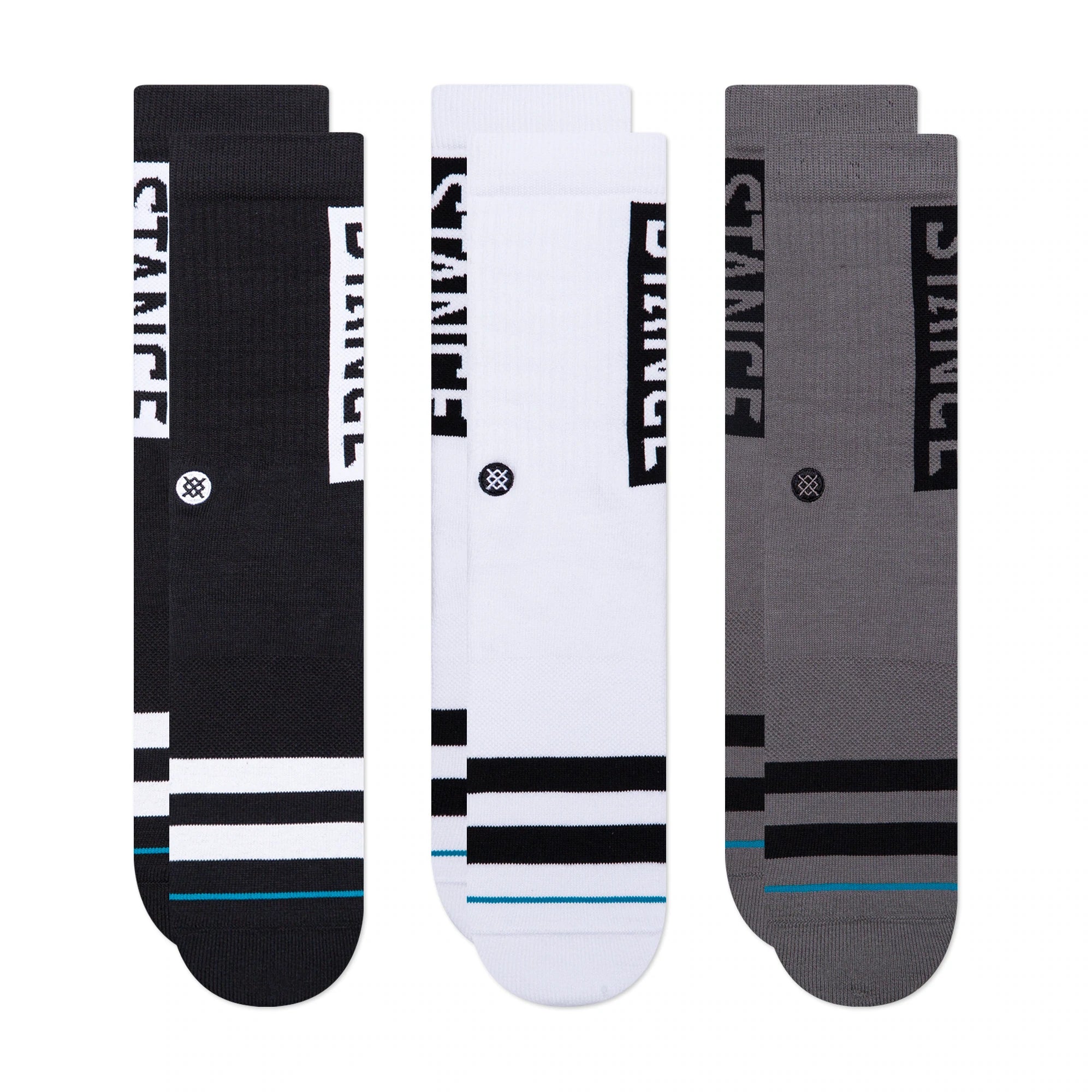 Stance The OG 3 Pack -  Black / White