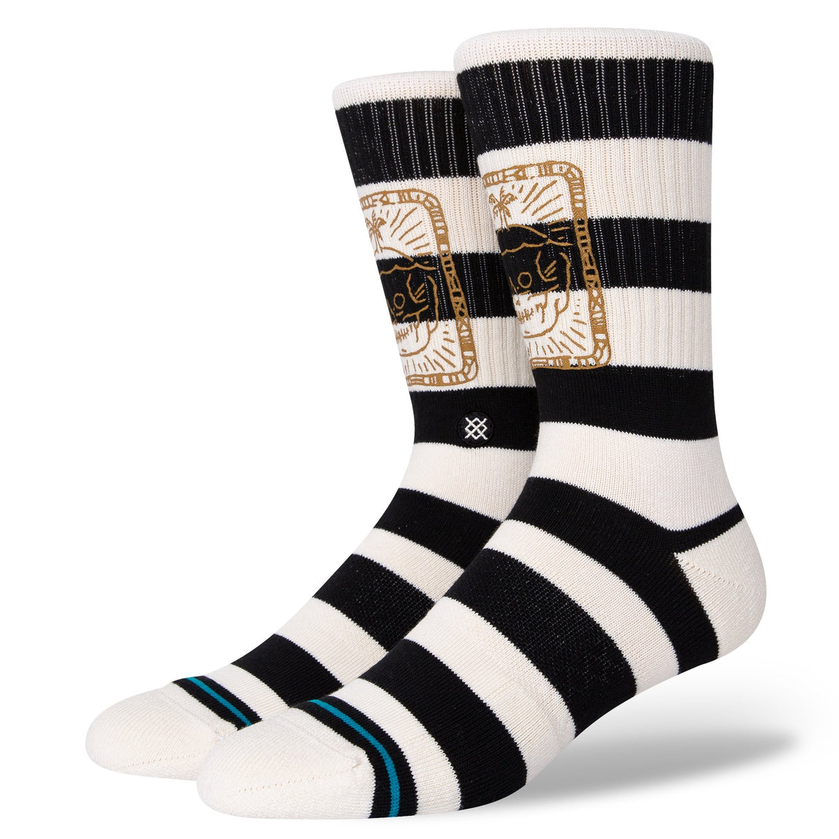 Stance Brain Ded Sock - Off White