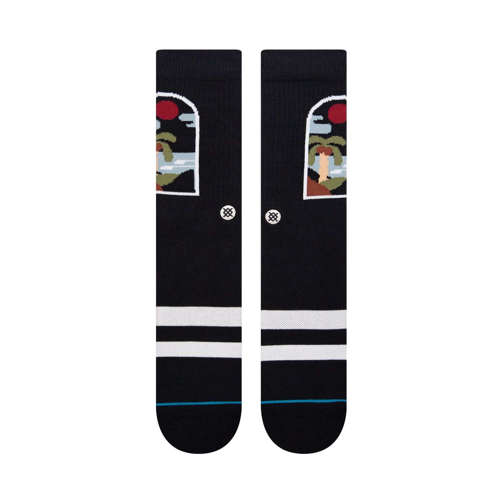 Stance Sea View Sock - Black