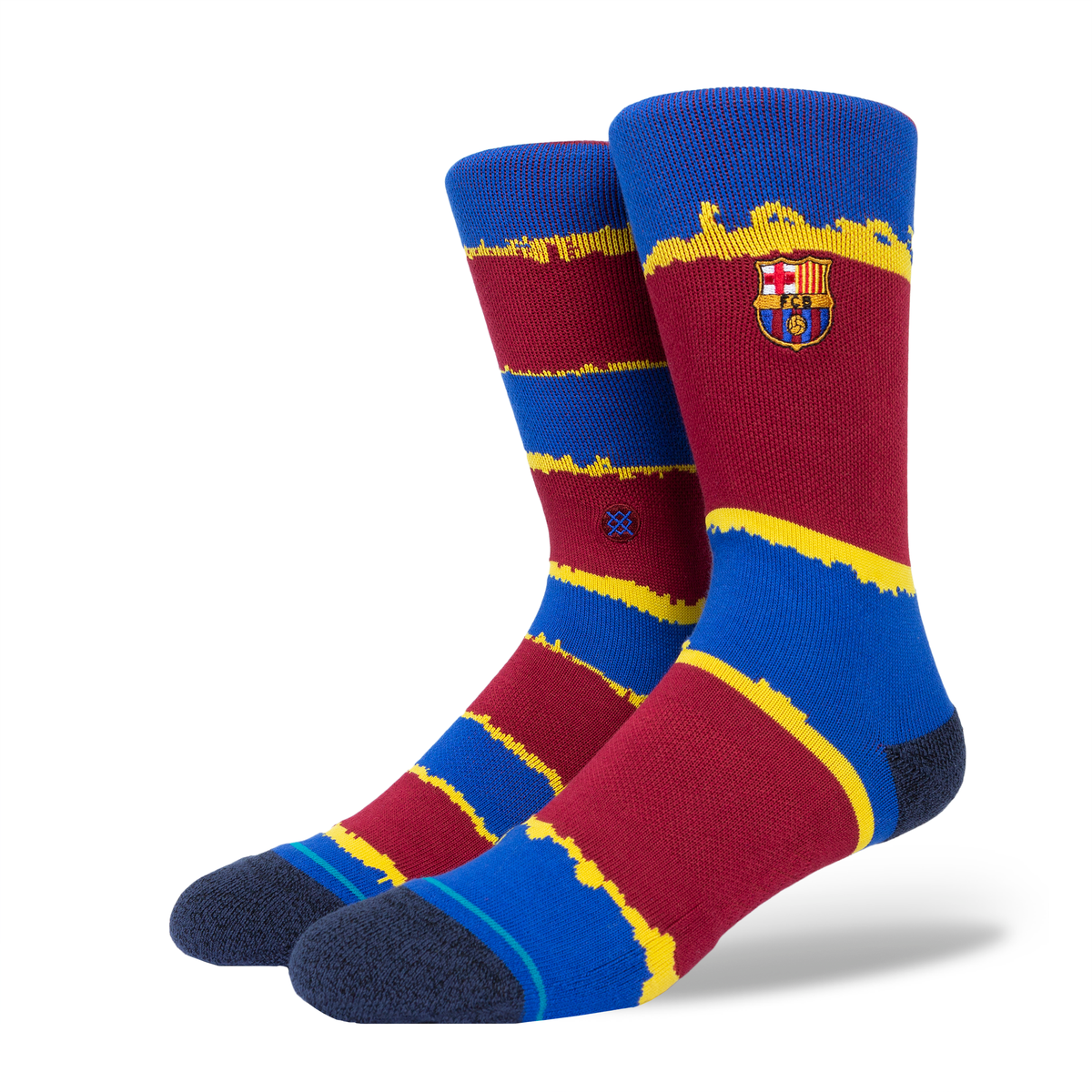 Stance FCB Stripe Sock - Maroon