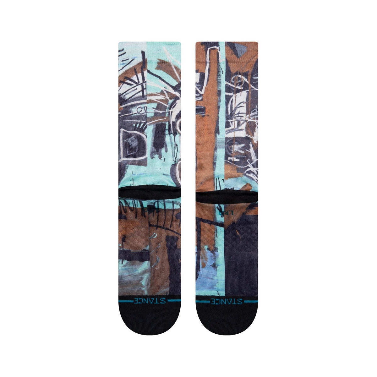 Stance 2 Heads on Gold Sock - Black