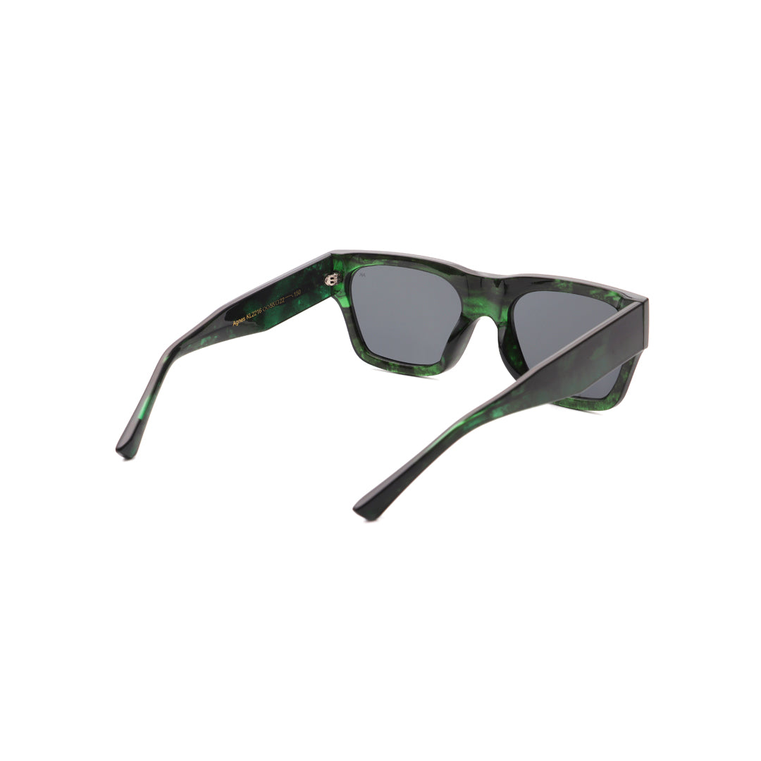 A Kjaerbede Agnes Sunglasses - Green Marble Transparent
