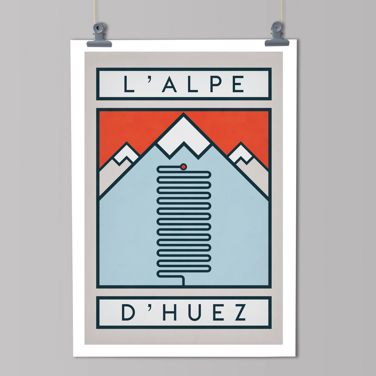 HMC Art Print - Alpe d'Huez