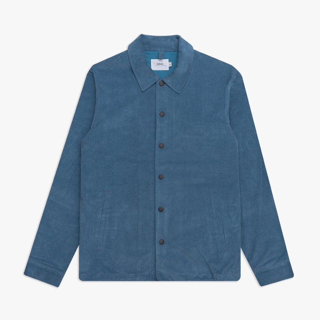 Parlez Comar Coach Jacket - Dusty Blue