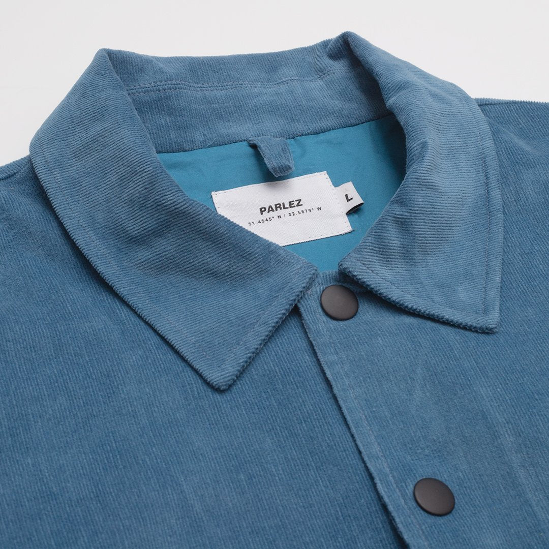 Parlez Comar Coach Jacket - Dusty Blue