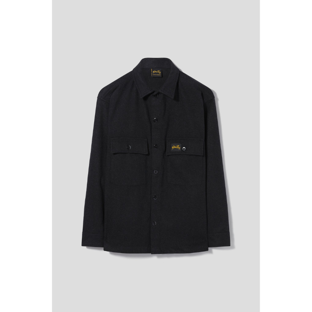 Stan Ray Wool CPO Shirt Charcoal