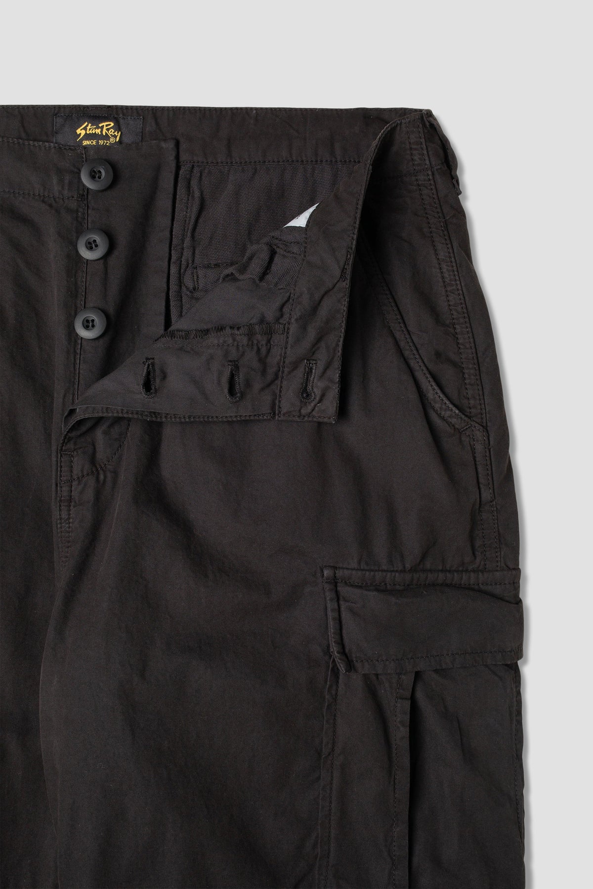 Stan Ray Cargo Pant - Black Poplin