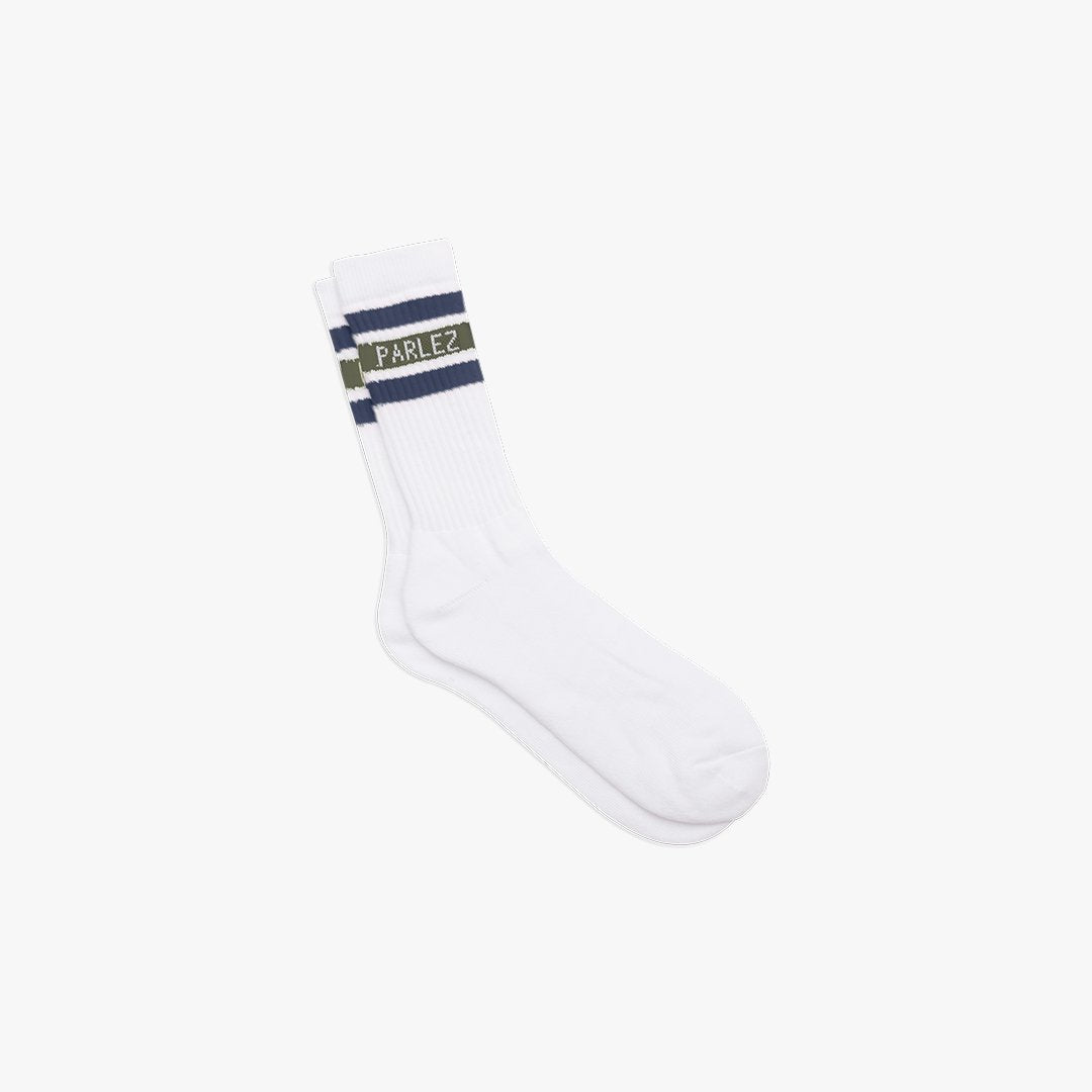 Parlez Block 2 Tone Sock - Khaki