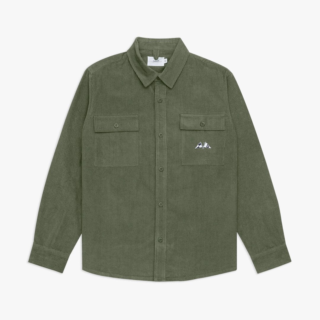 Parlez Club Cord Shirt - Khaki
