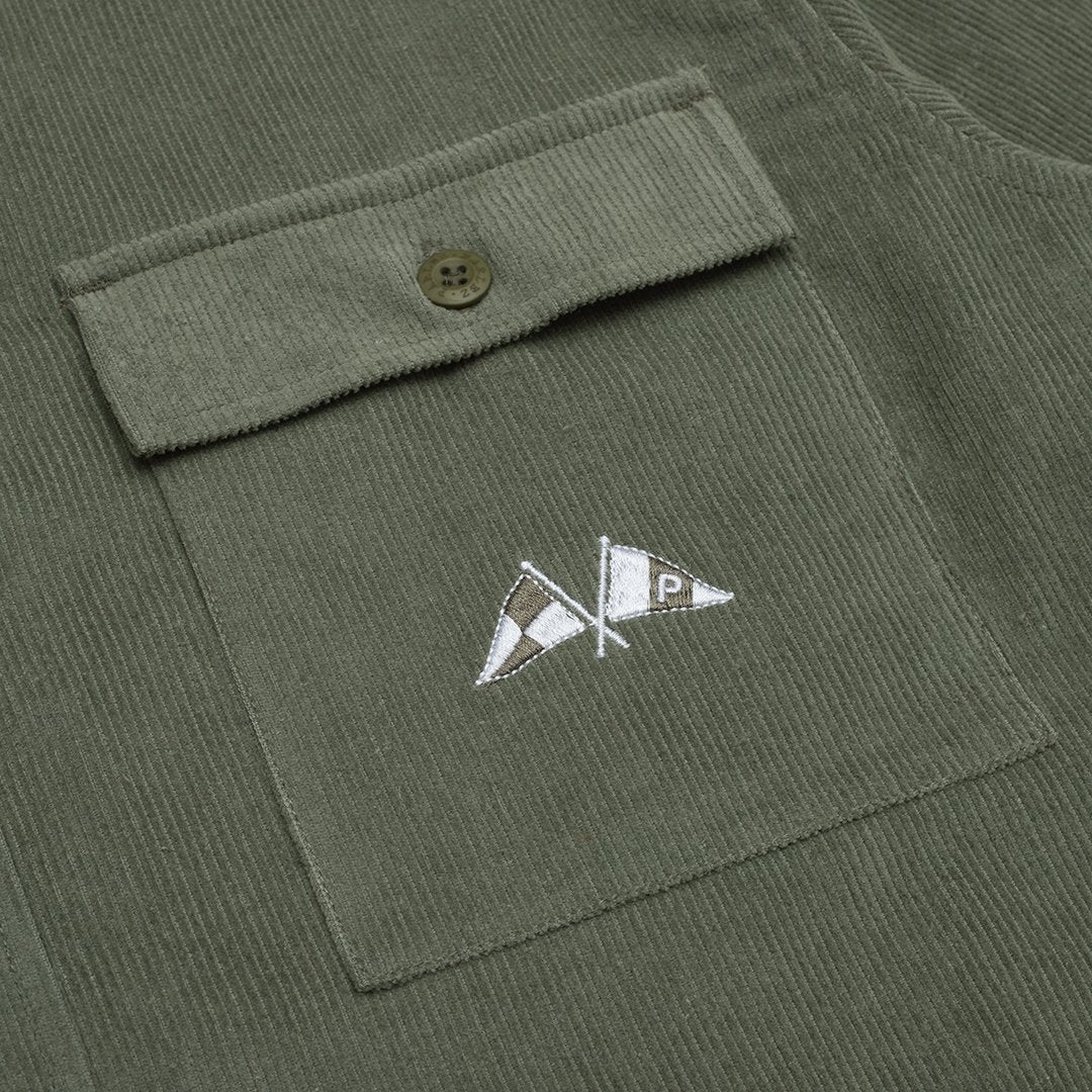 Parlez Club Cord Shirt - Khaki