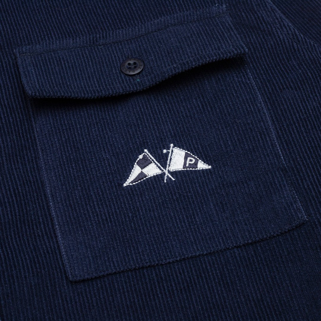 Parlez Club Cord Shirt - Navy