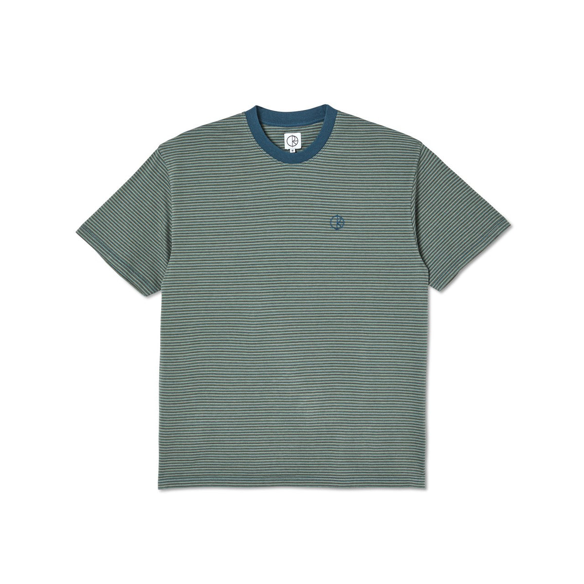 Polar Dizzy Stripe T-Shirt - Blue
