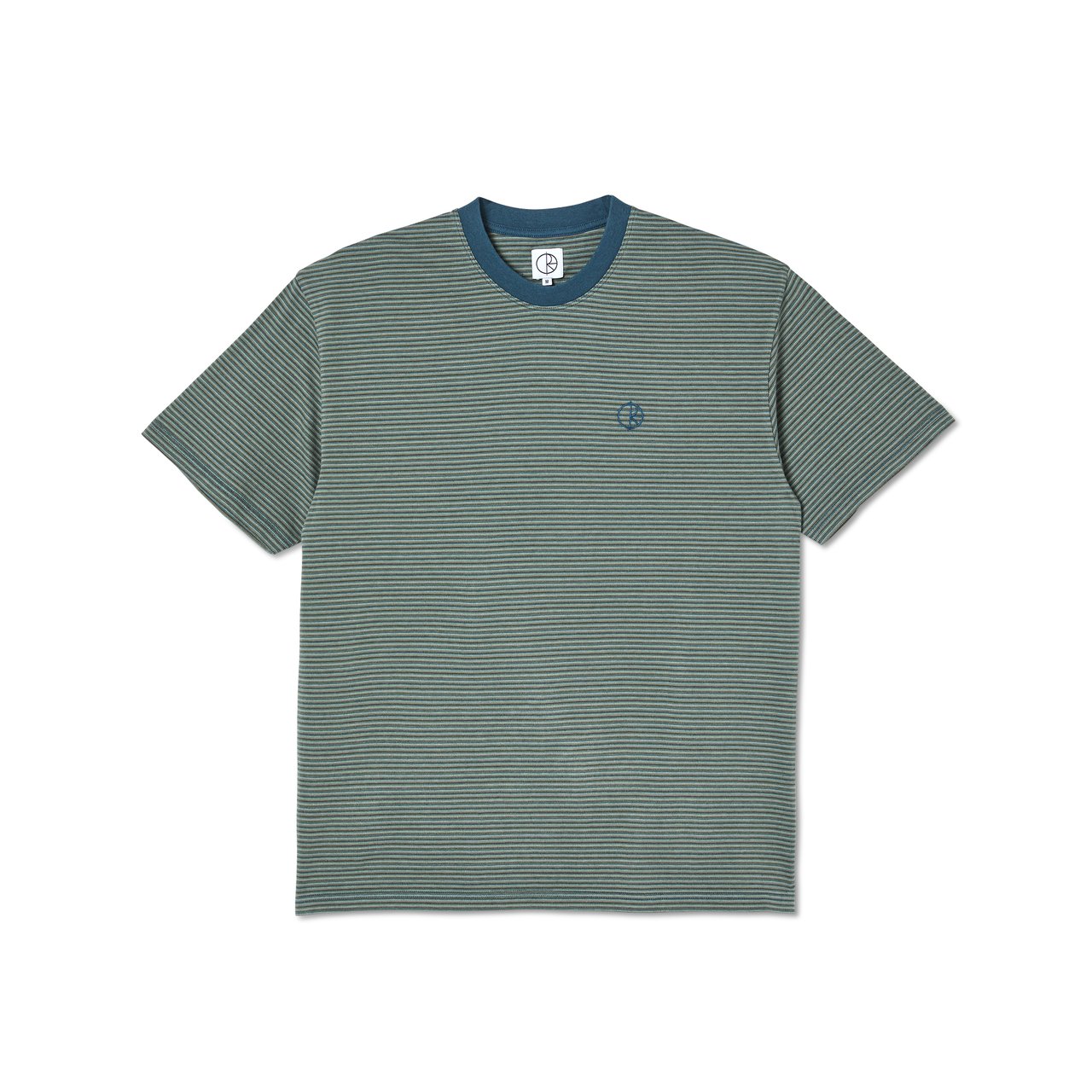 Polar Dizzy Stripe T-Shirt - Blue