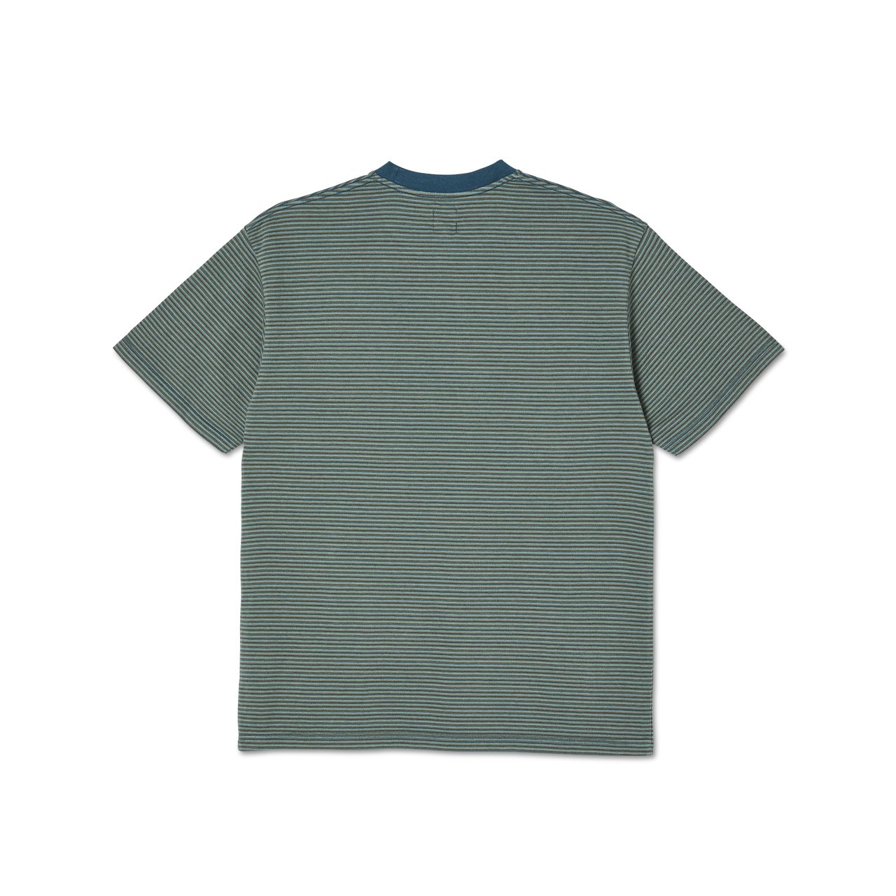 Polar Dizzy Stripe T-Shirt - Blue