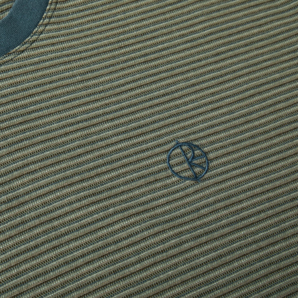 Polar Dizzy Stripe T-Shirt - Blue