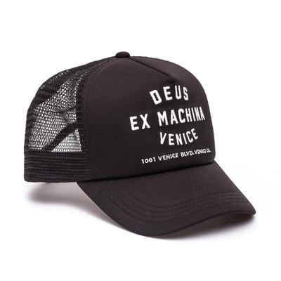 Deus Ex Machina Venice Address Trucker Cap - Black