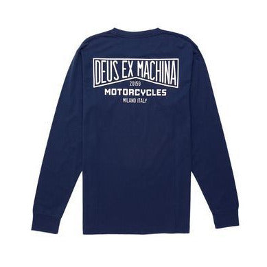 Deus Ex Machina Leader LS T-Shirt - Navy